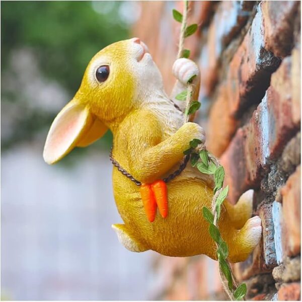 Climbing Bunny for Garden Decor