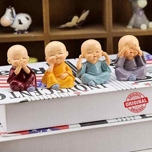 Monk set of 4 for Home Decor