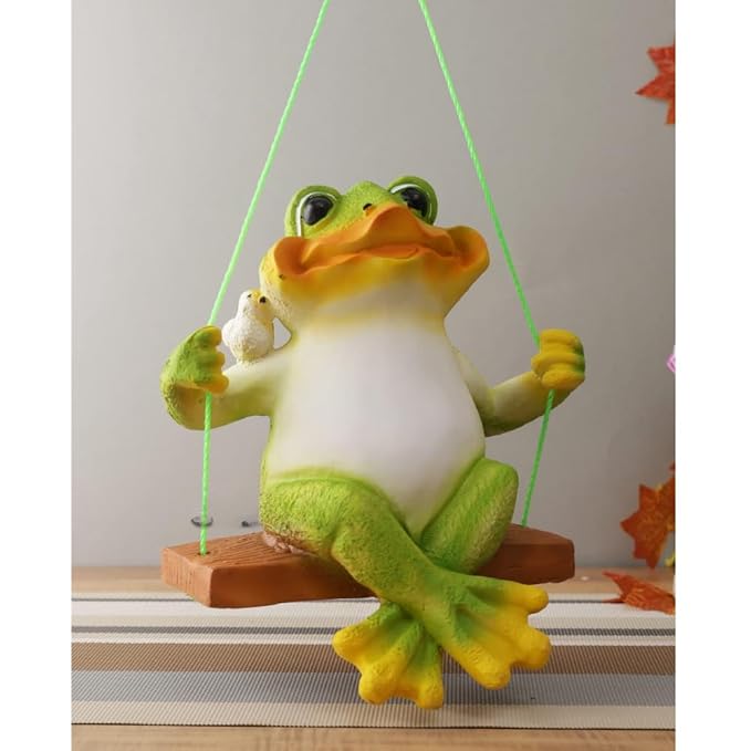 1 Hanging Frog for Garden Decor - Image 1