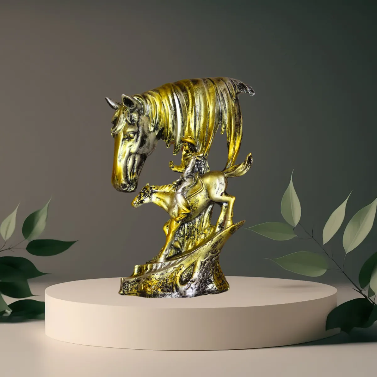 Resin Riding into Sunset Cowboy Statue of Fre omfor Home Decor Decorative Showpiece Resin Riding into Sunset Cowboy Statue of Fre omfor Home Decor Decorative Showpiece