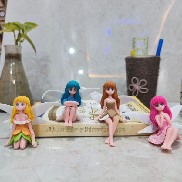 Miniature Fairy Girl Set for Home Garden Car Decor