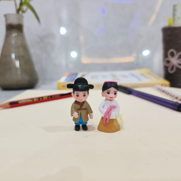 Miniature Couple for Home Decor