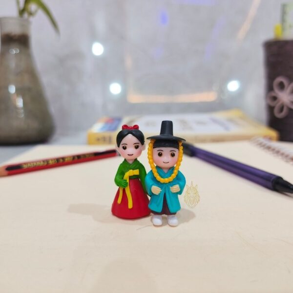 Miniature Couple for Home Decor