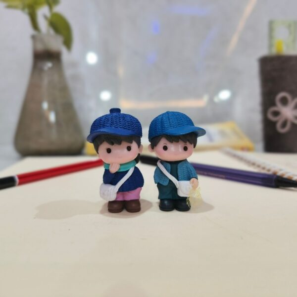 Miniature Cute Boy Girl for Home Decor