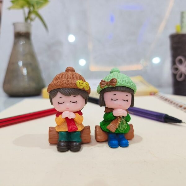 Miniature Couple for Home Decor