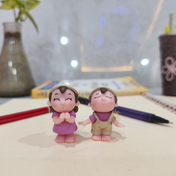 Miniature Baby Couple for Home Decor
