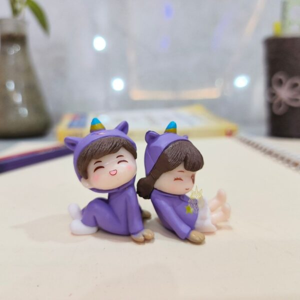 Miniature Couple for Home Decor