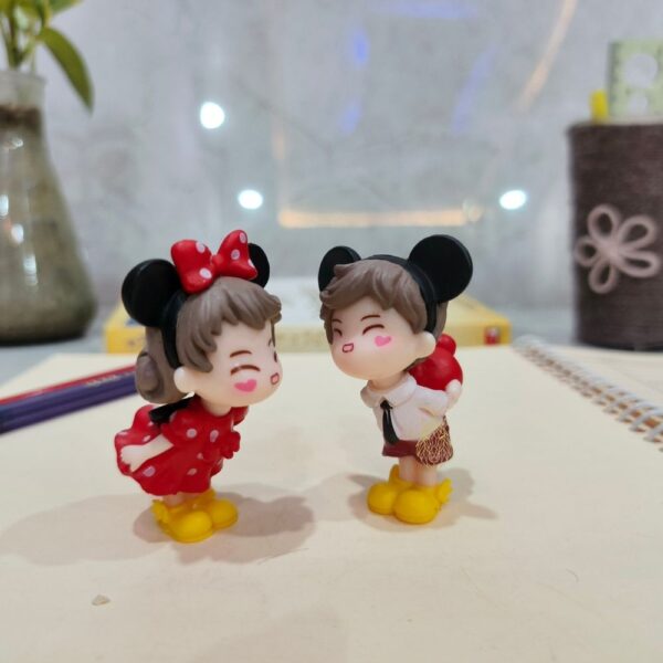 Miniature Micky Mouse Couple for Home Decor