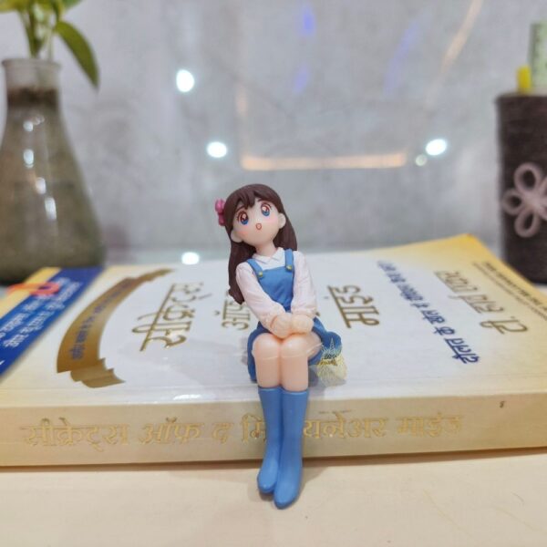 Sitting Girl Miniature for Home Decor