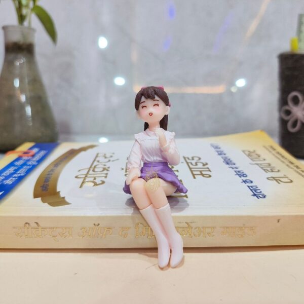 Sitting Girl Miniature for Home Decor