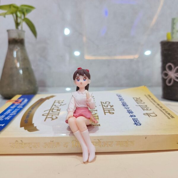 Sitting Girl Miniature for Home Decor