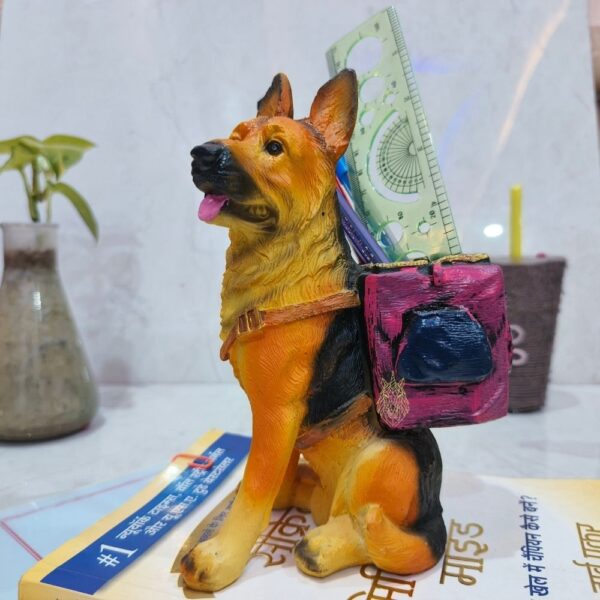 Dog Pen Holder Showpiece for Home Decor