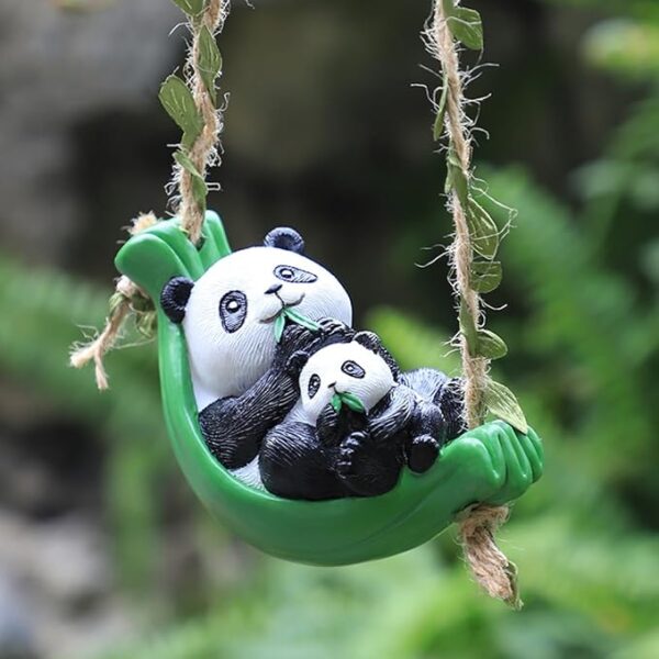 Hanging Panda Mother baby