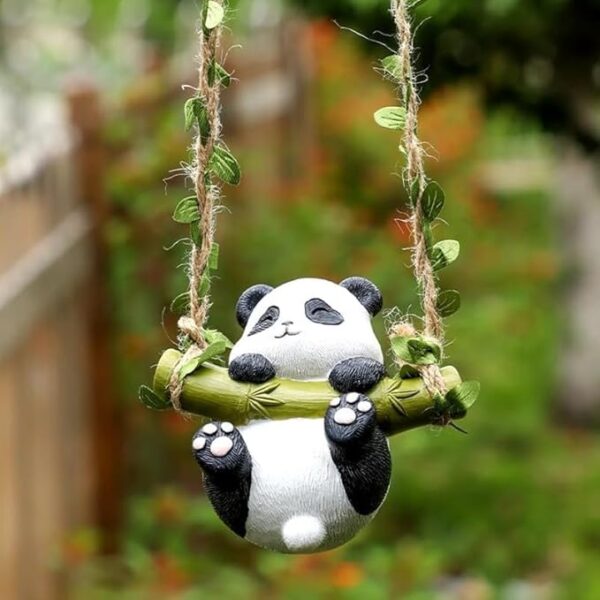 Hanging Cute Panda Swing Hanging Decor