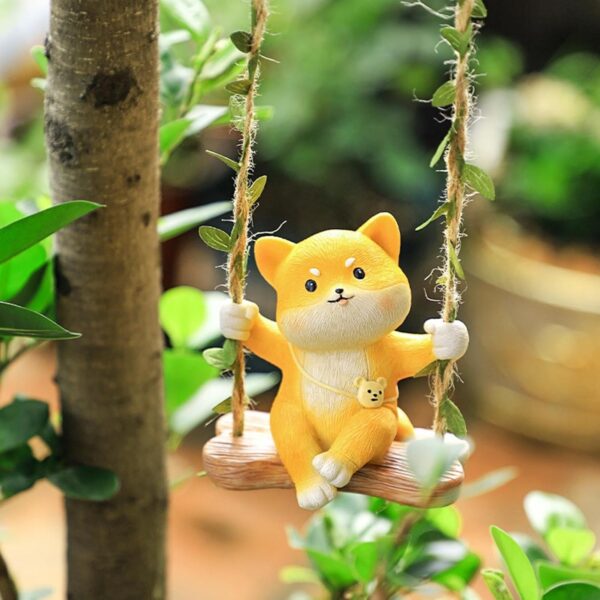 Hanging Fox on Swing